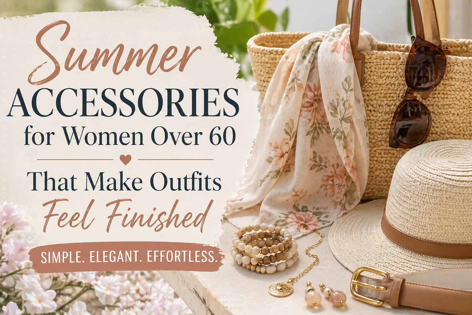 Summer Accessories for Women Over 60 That Make Outfits Feel Finished