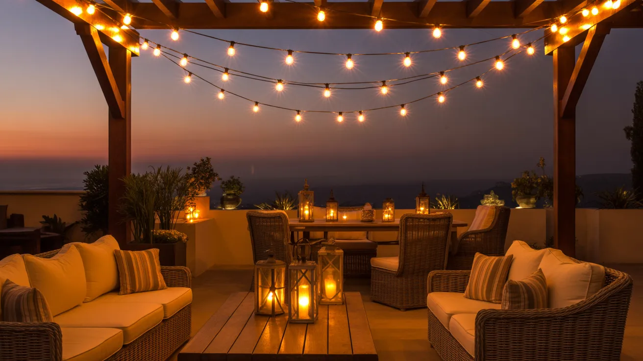 Warm Patio Lighting Ideas for a Cozy Outdoor Space