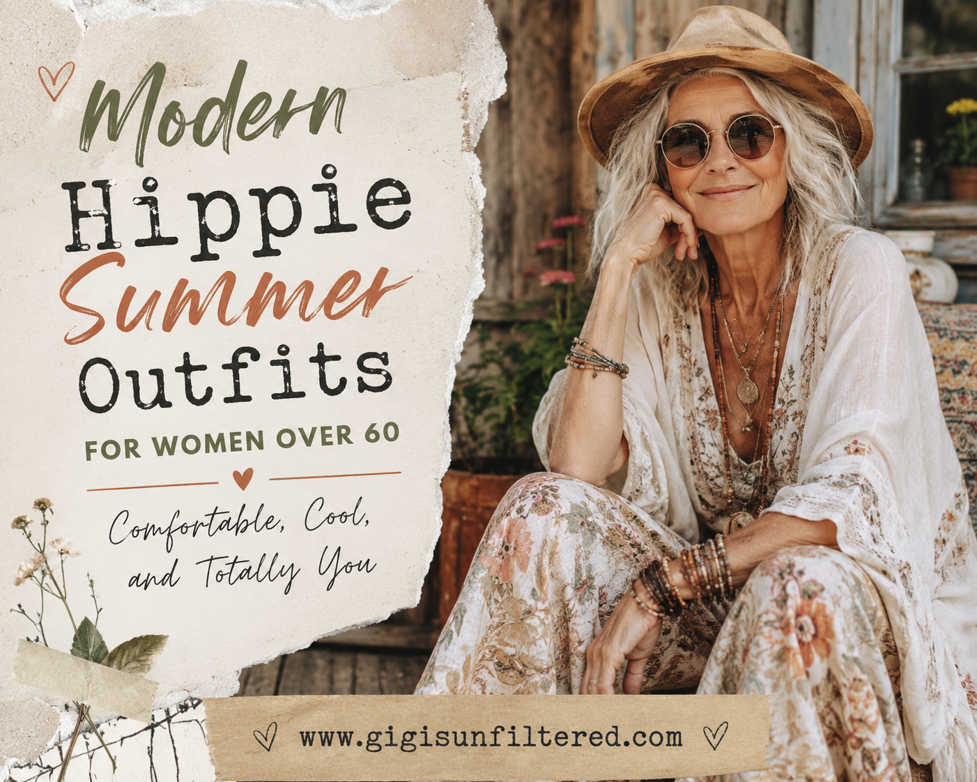 Modern Hippie Summer Outfits for Women Over 60 (Comfortable, Cool, and Totally You)