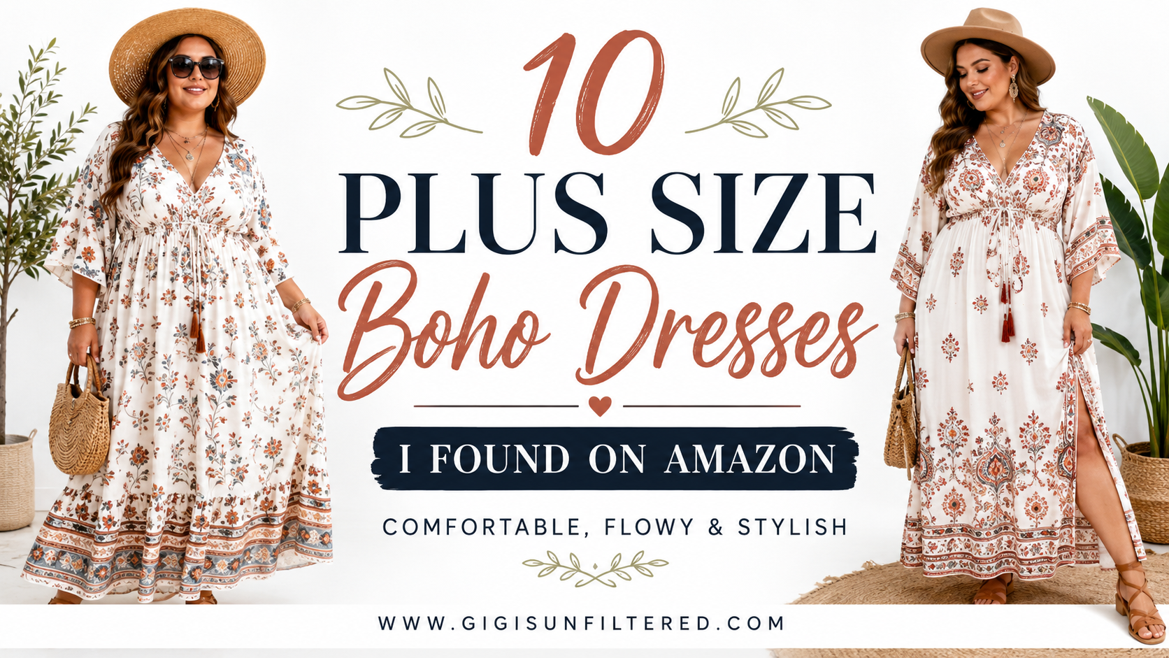 10 Plus Size Boho Dresses I Found on Amazon (Comfortable, Flowy & Stylish)