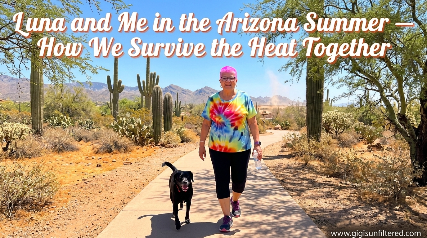 Luna and Me in the Arizona Summer — How We Survive the Heat Together