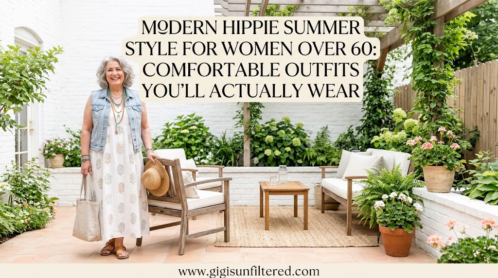 Modern Hippie Summer Style for Women Over 60: Comfortable Outfits You’ll Actually Wear