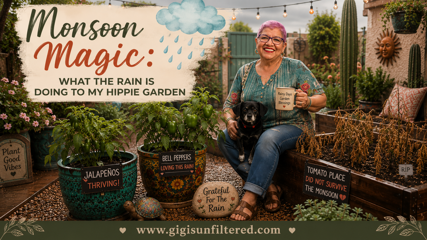 Monsoon Magic: What the Rain Is Doing to My Hippie Garden