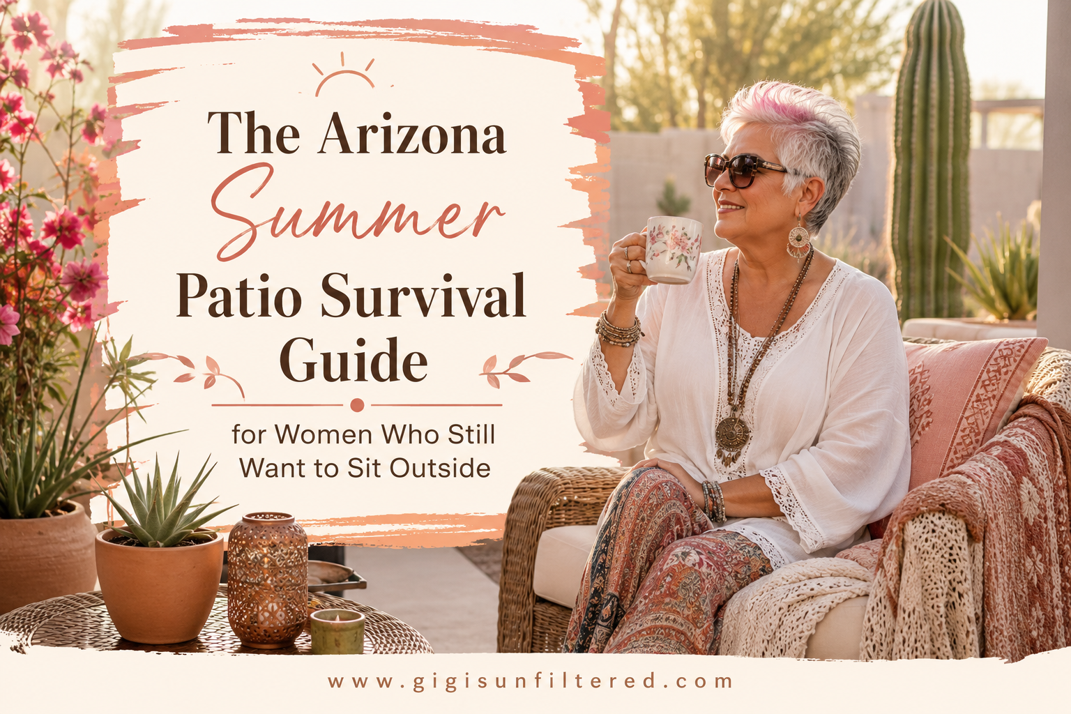 The Arizona Summer Patio Survival Guide for Women Who Still Want to Sit Outside