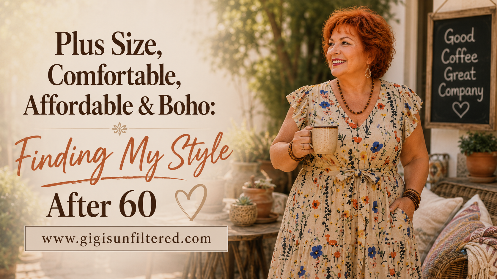 Plus Size, Comfortable, Affordable & Boho: Finding My Style After 60