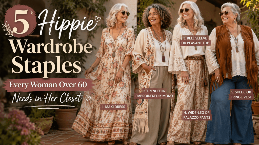 how to dress boho after 60 BOHO Trends That Are Slimming