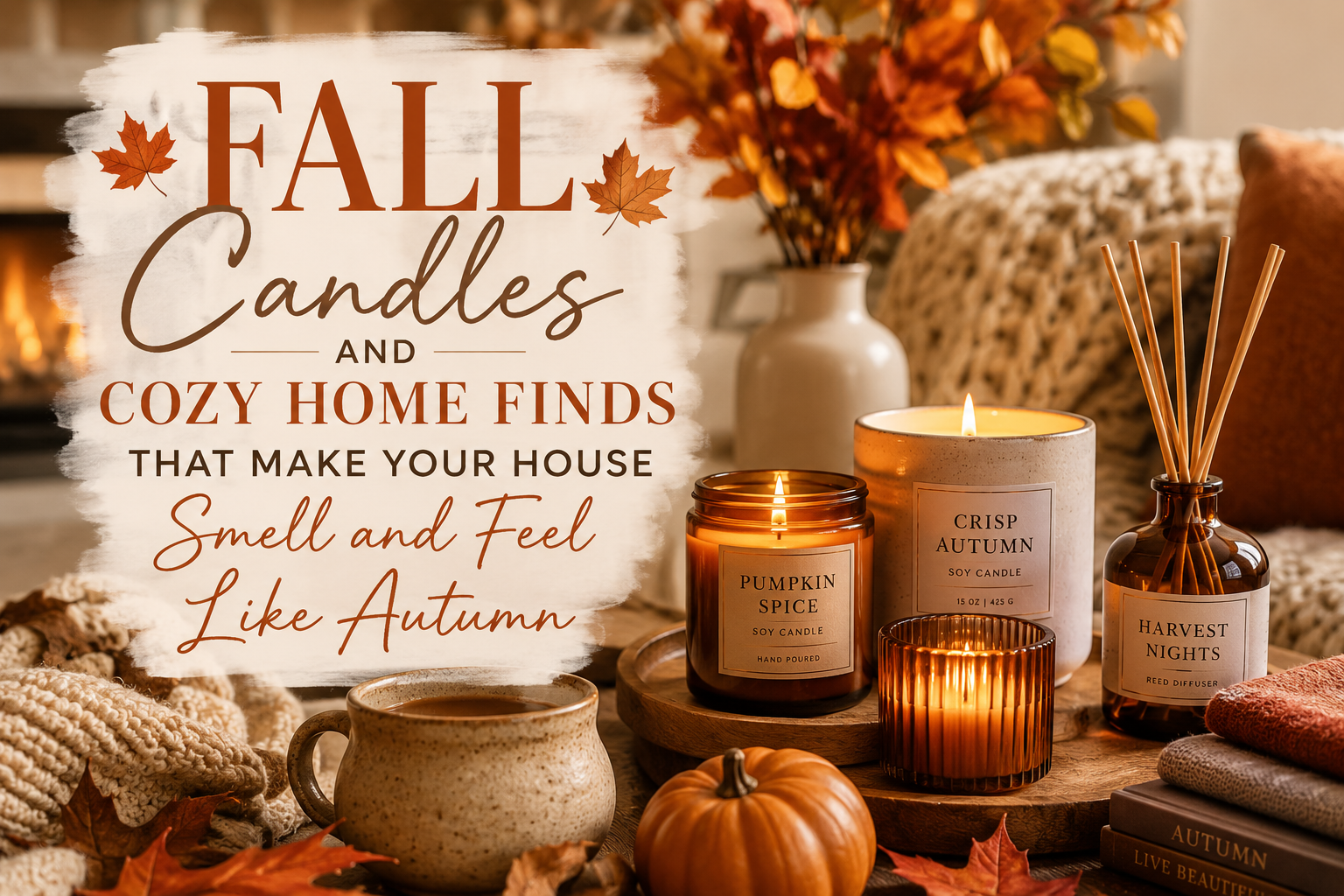 Fall Candles and Cozy Home Finds That Make Your House Smell and Feel Like Autumn