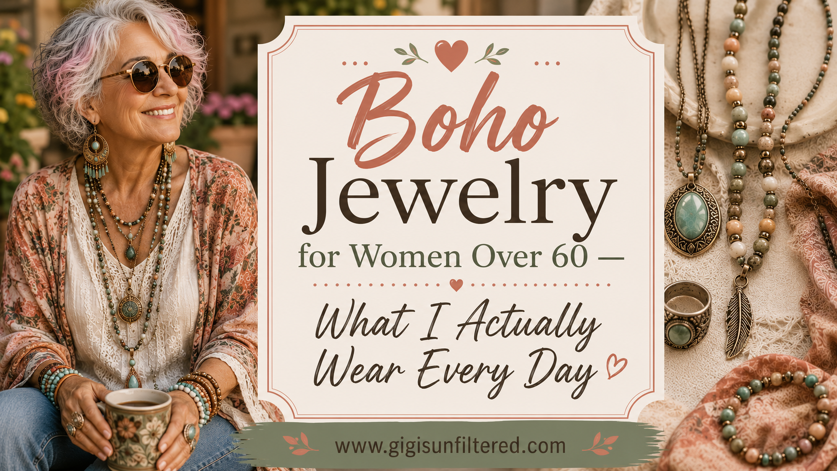 Boho Jewelry for Women Over 60 — What I Actually Wear Every Day