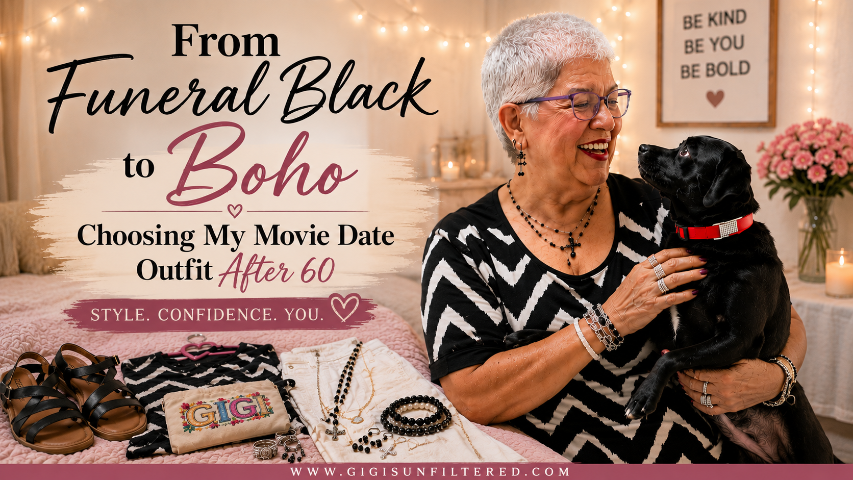 From Funeral Black to Boho: Choosing My Movie Date Outfit After 60