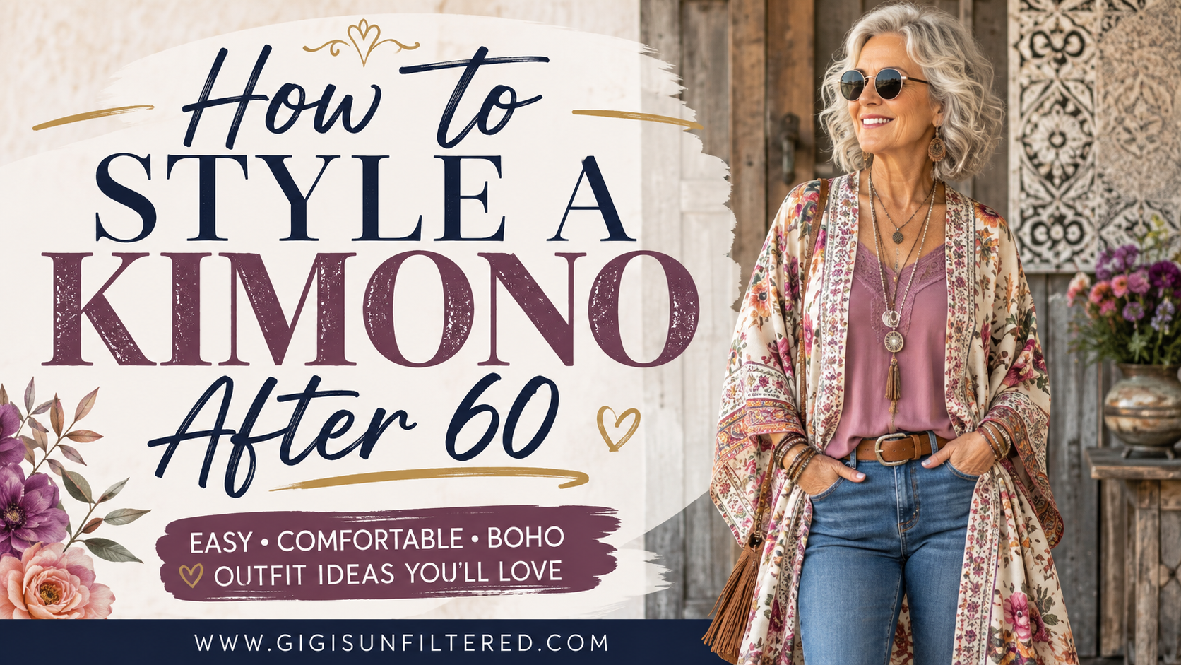 How to Style a Kimono After 60