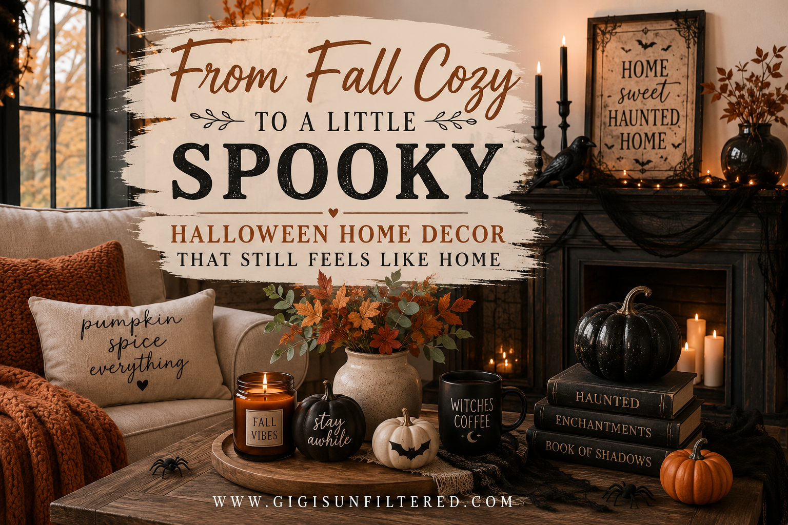 From Fall Cozy to a Little Spooky: Halloween Home Decor That Still Feels Like Home