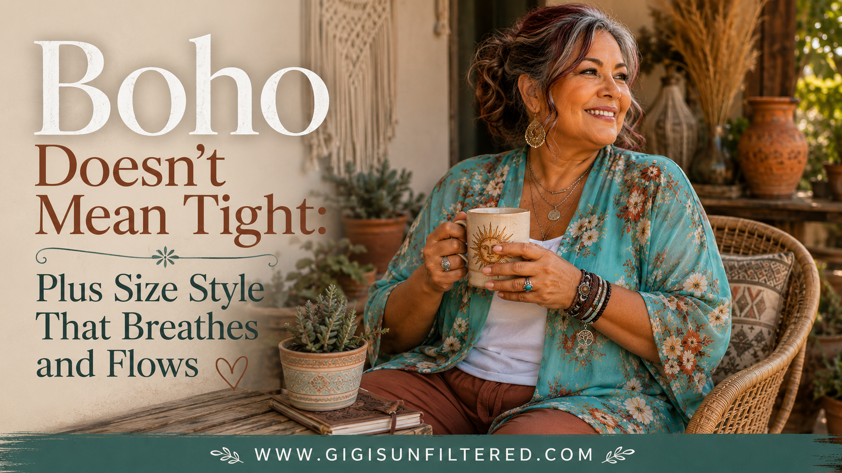Boho Doesn’t Mean Tight: Plus Size Style That Breathes and Flows