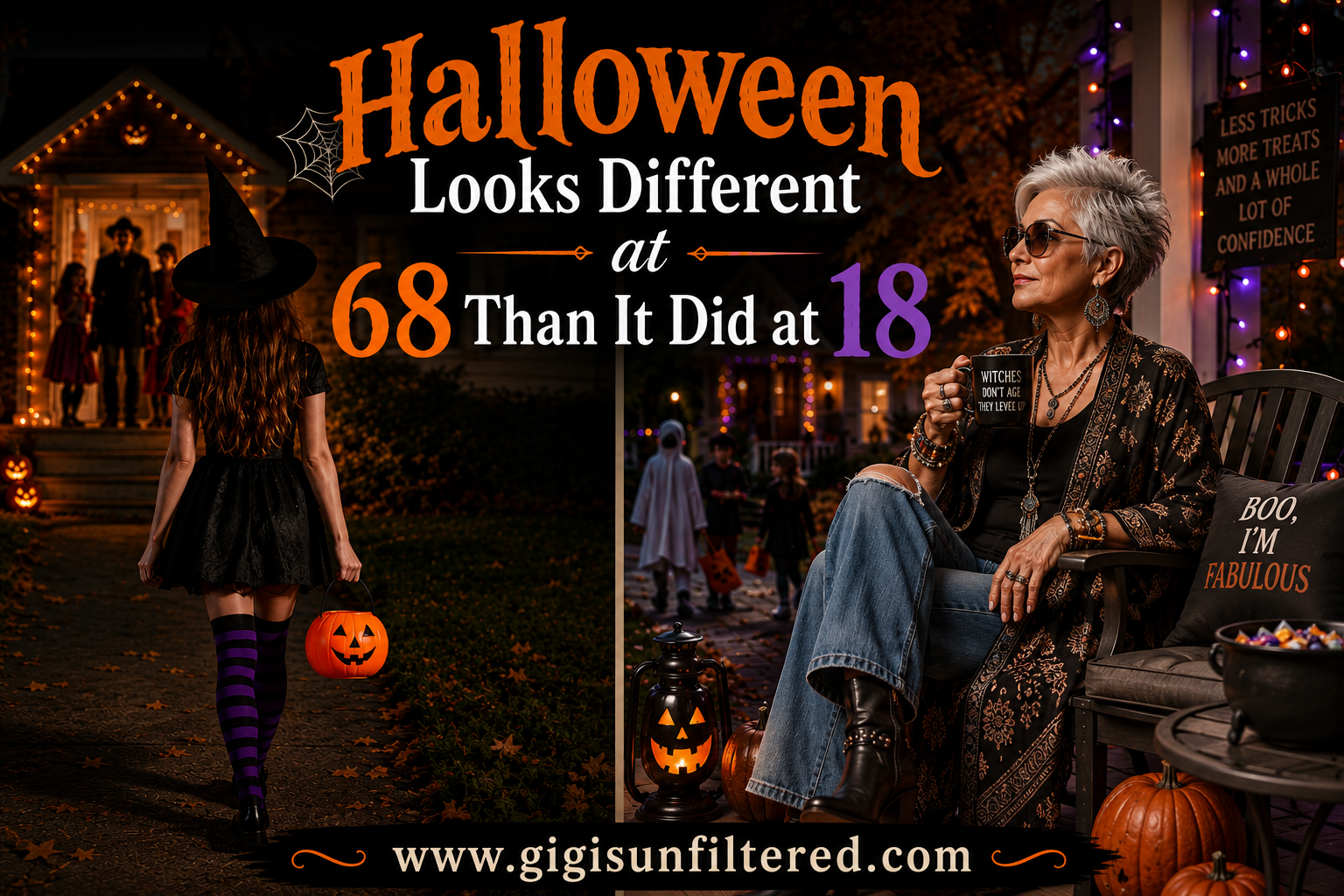 Halloween Looks Different at 68 Than It Did at 18