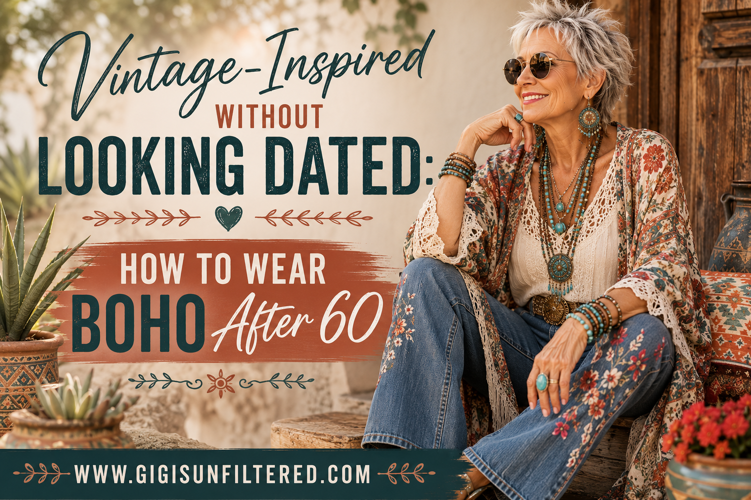 Vintage-Inspired Without Looking Dated: How to Wear Boho After 60