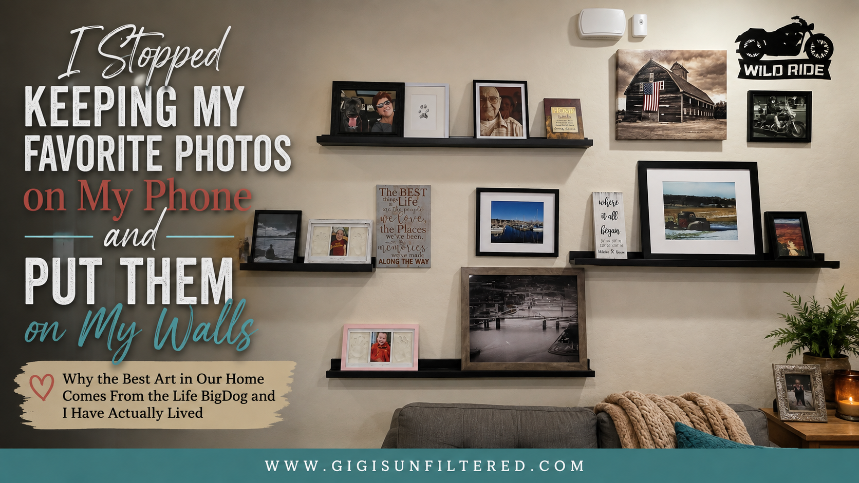 I Stopped Keeping My Favorite Photos on My Phone and Put Them on My Walls