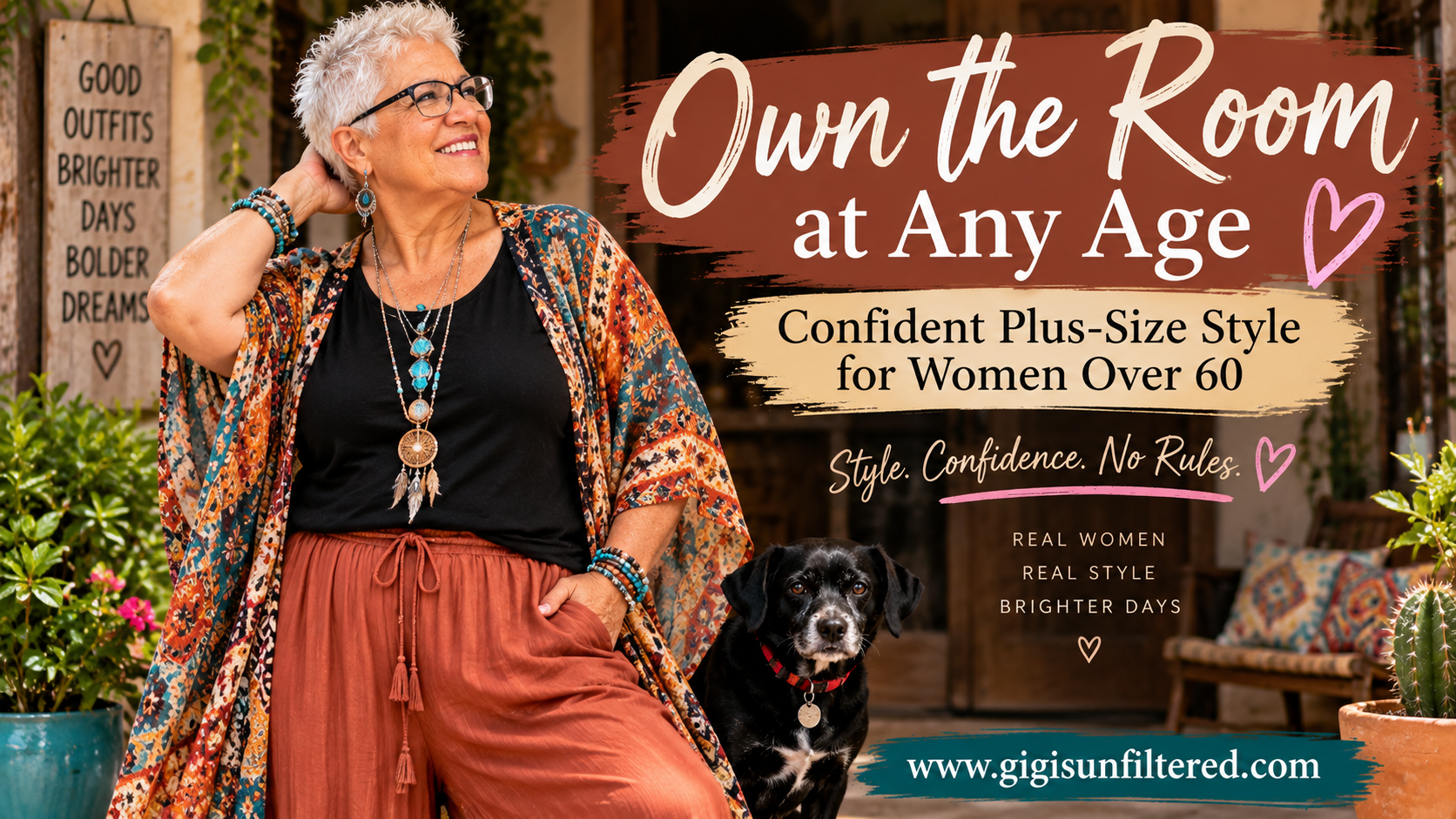 Own the Room at Any Age: Confident Plus-Size Style for Women Over 60